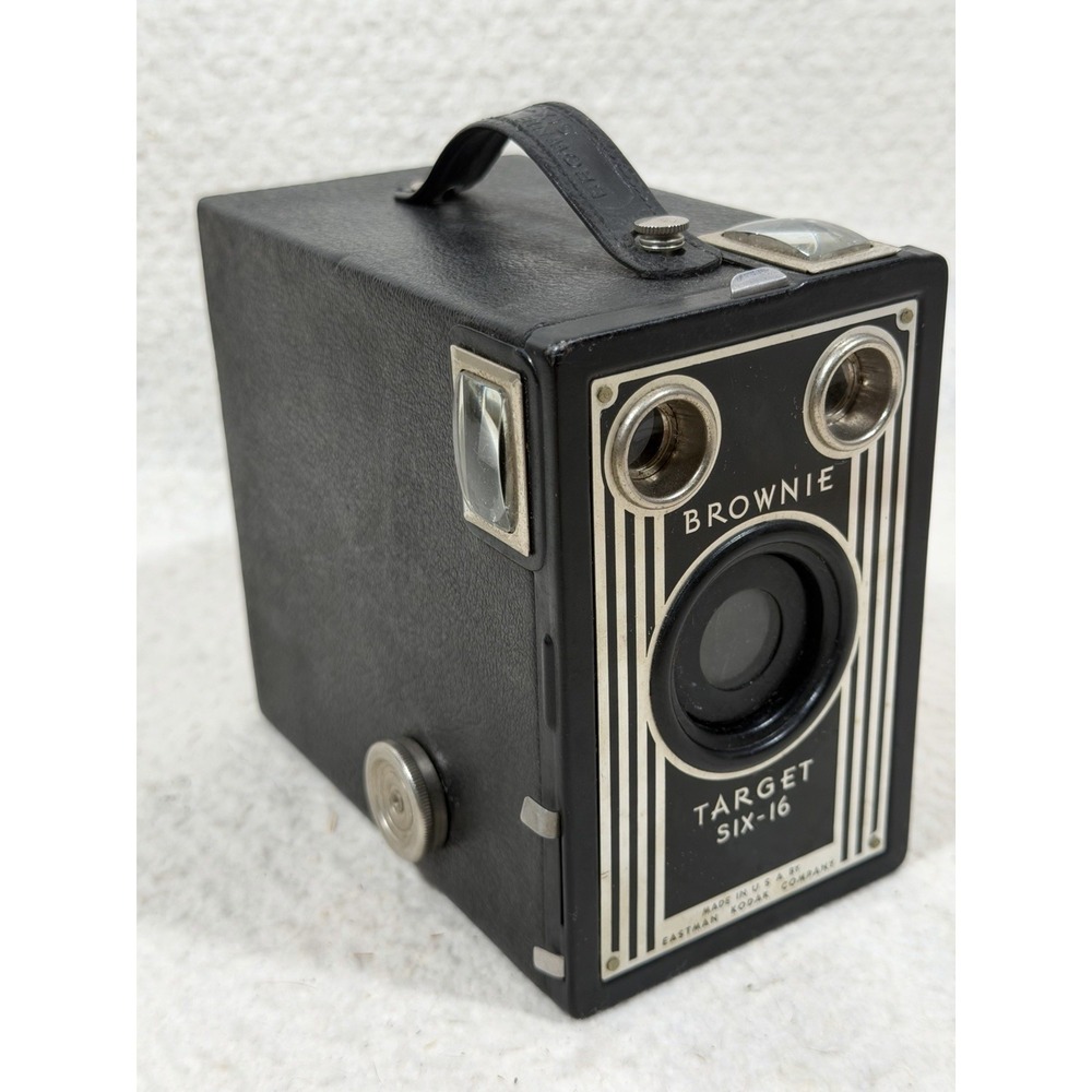 Vintage Kodak Brownie Target Six 16 Box Camera Art Deco Retro Display Untested